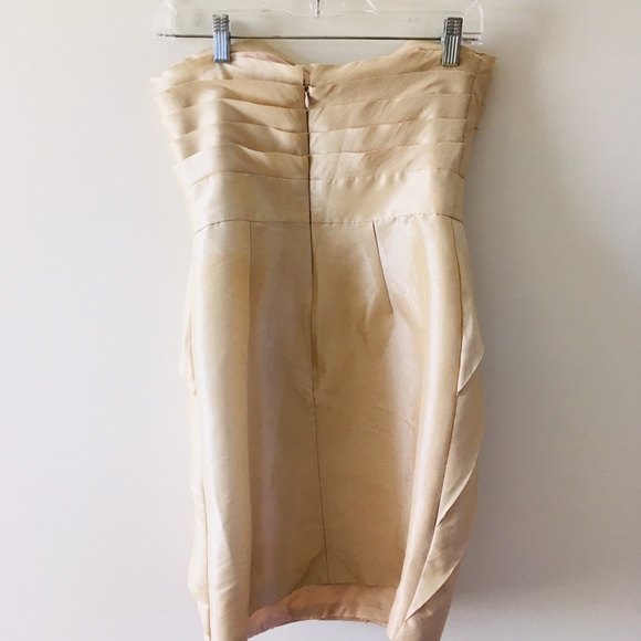 Max & Cleo Ruffle Strapless Mini Cocktail Dress - Picture 3 of 5